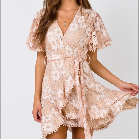 princess polly wrap dress